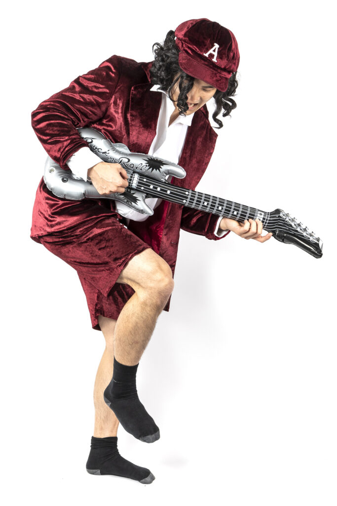 Angus Young Green or Red – ABC Costume Hire